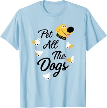 Disney Pixar UP Dug I Pet All The Dogs T-Shirt
