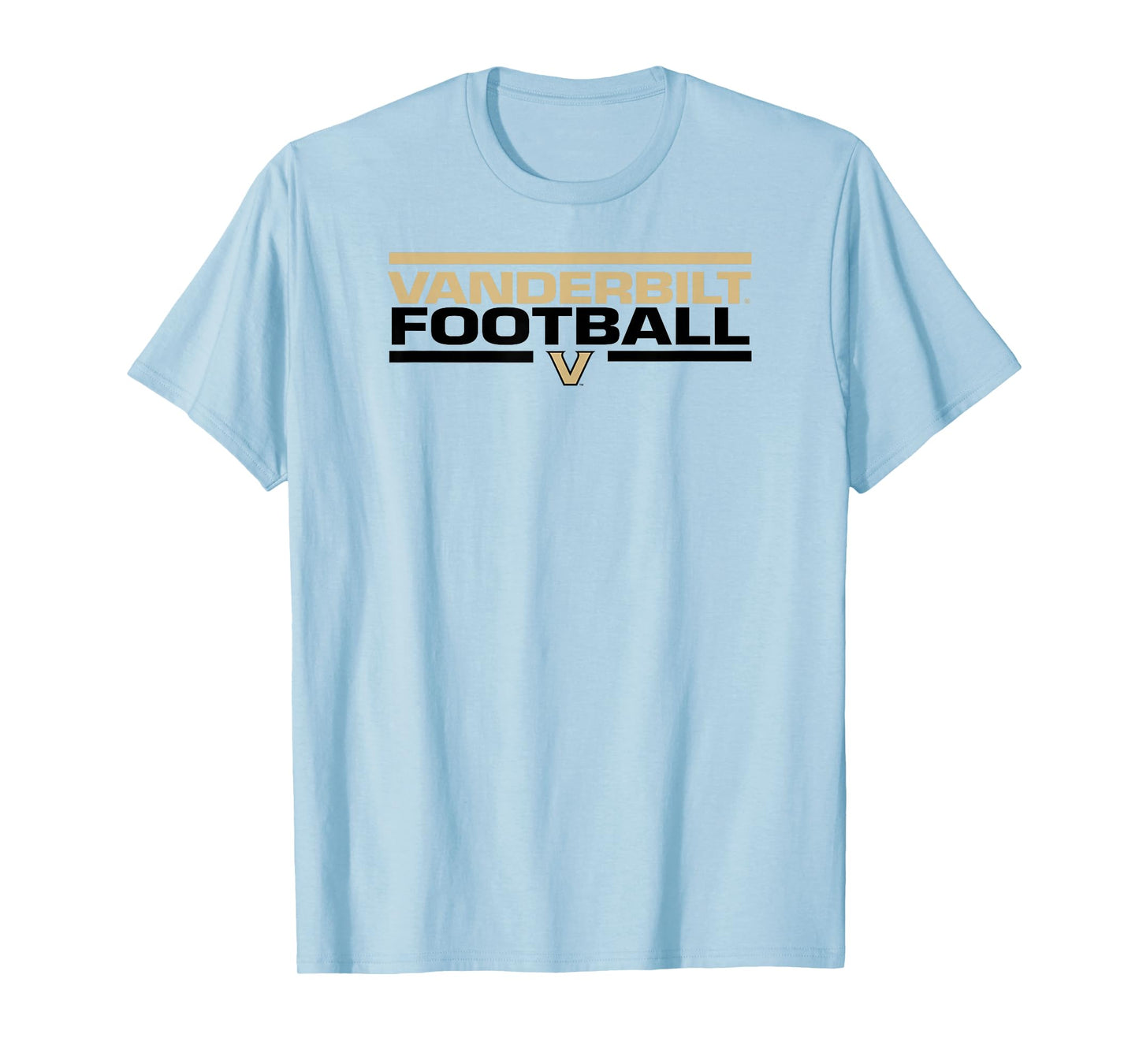 Vanderbilt Commodores Football Tackle White T-Shirt