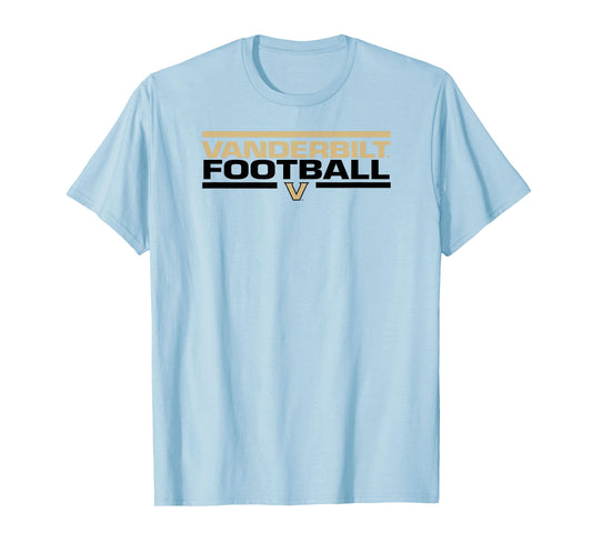 Vanderbilt Commodores Football Tackle White T-Shirt