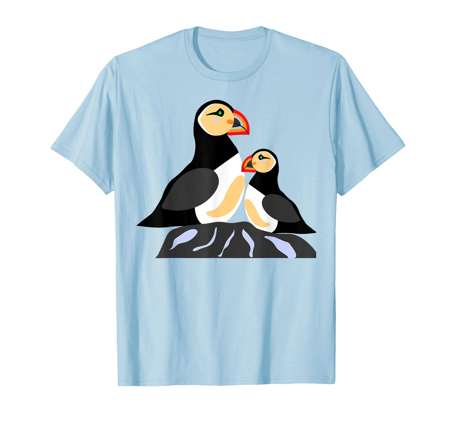Puffins Are My Spirit Animals Seabirds On A Rock Iceland T-Shirt