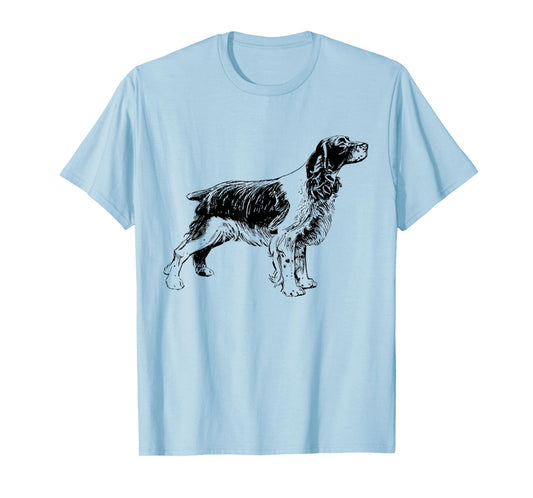 English Springer Spaniel T-Shirt English Spaniel Dog Tee T-Shirt