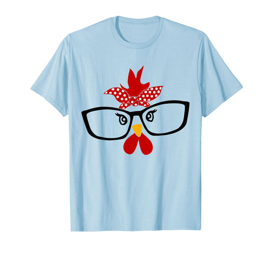 Funny Chicken Face Halloween Costume T-Shirt