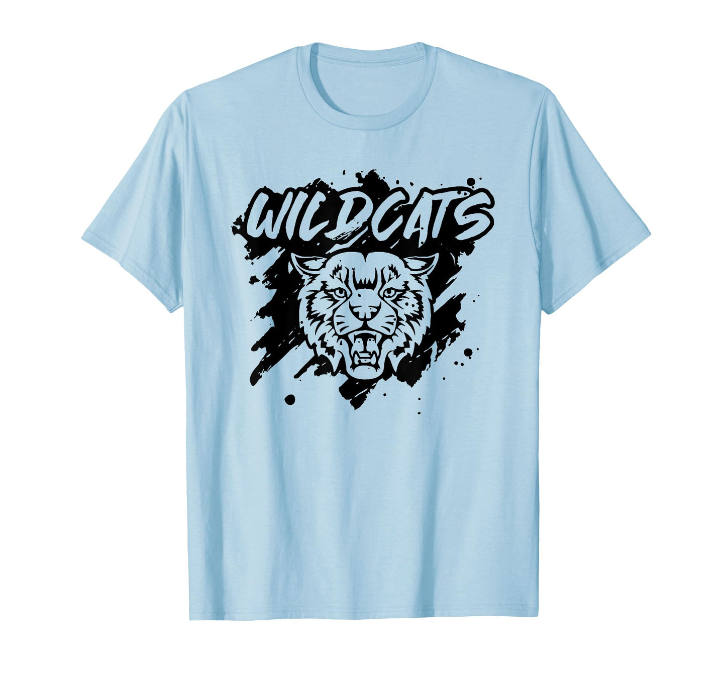 Wildcats Football School Sports Fan Team Spirit T-Shirt