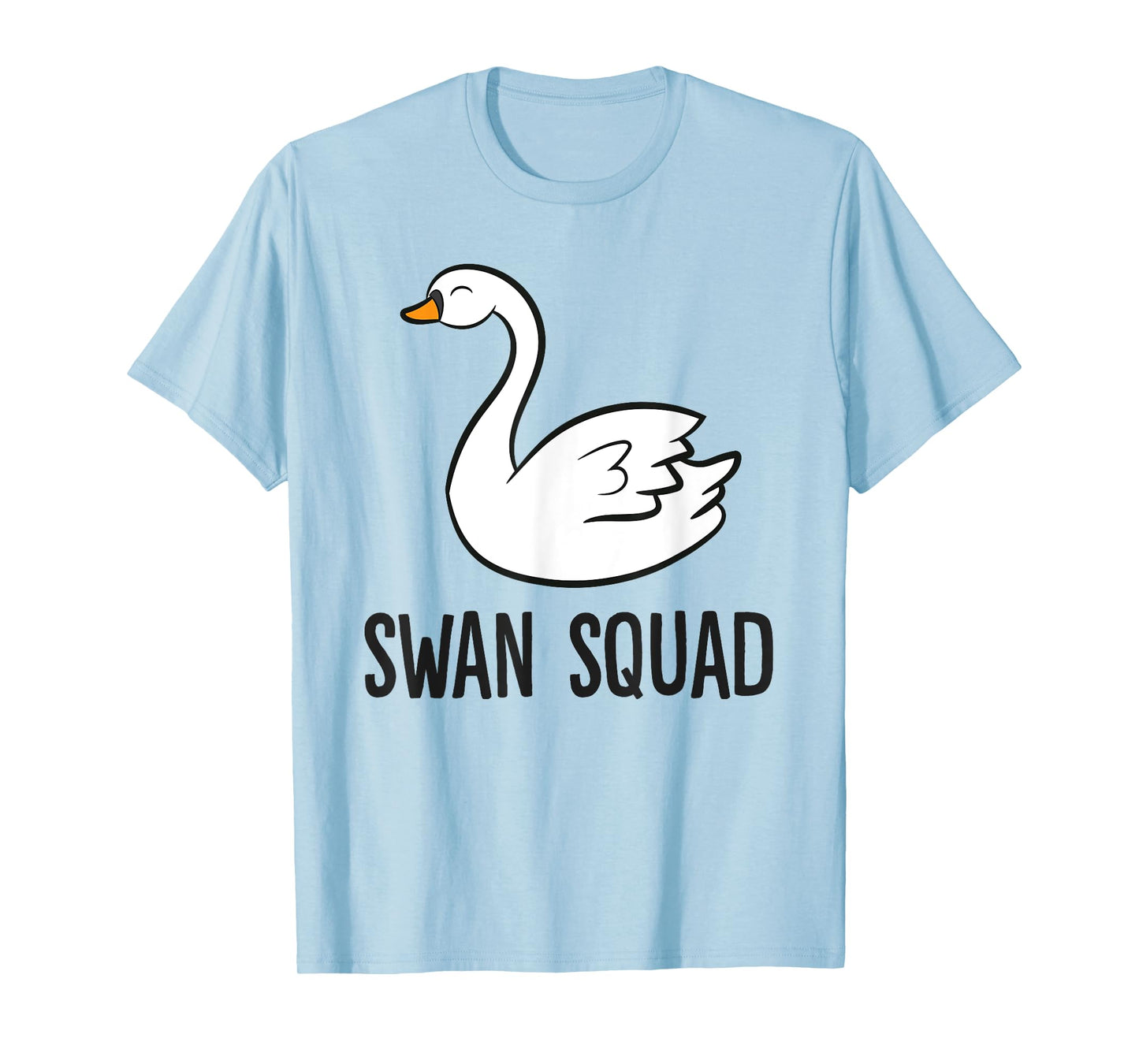 Swan Squad Cute Swan Bird Team Swans T-Shirt