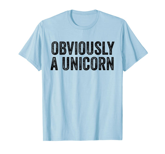 Obviously A Unicorn Funny Unicorn Squad Security Funny T-Shirt