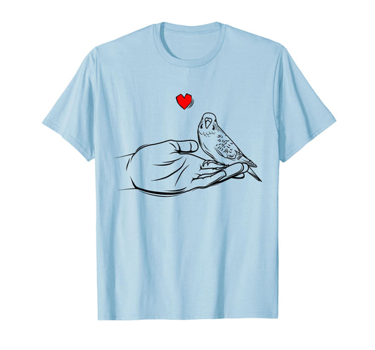 Budgie Love Parakeet Budgerigar Women T-Shirt White Small