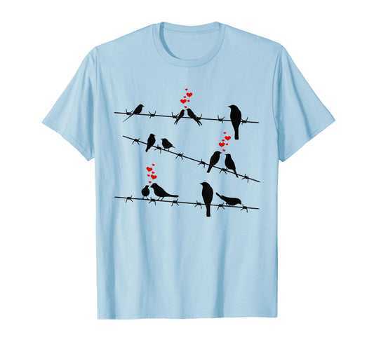 Cute Birds on a Wire T-Shirt