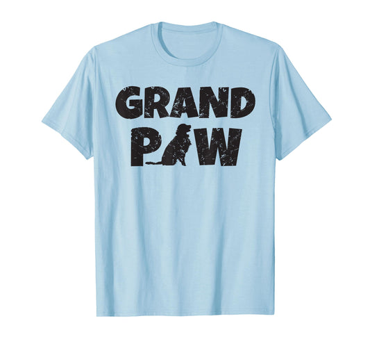 Golden Retriever Grandpa Grand Paw Shirt Dog Lover Grandpaw Men Women Kids T-Shirt