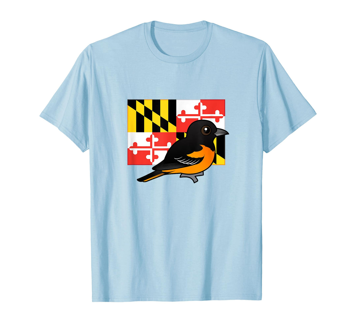 State Birdorable of Maryland: Cute Baltimore Oriole T-Shirt T-Shirt