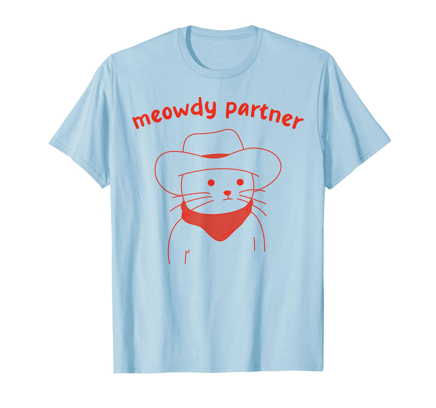 Meowdy Partner Cat Cowboy T-Shirt