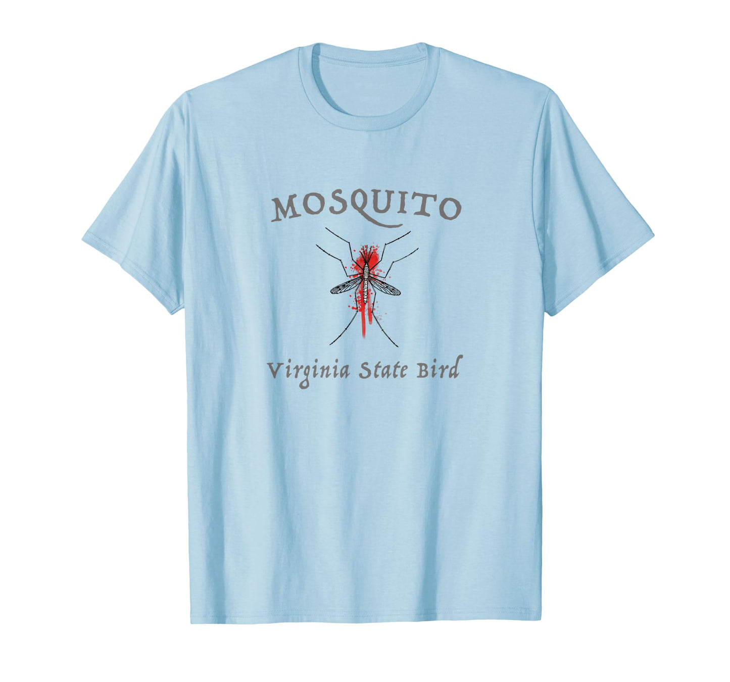 Mosquito Virginia State Bird Funny Graphic T-Shirt
