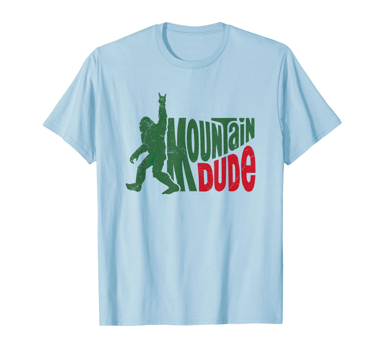 Mountain Dude Funny Bigfoot Sasquatch Hiking T-Shirt