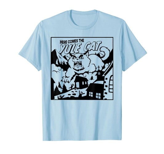 Yule Cat T-Shirt for Men Women