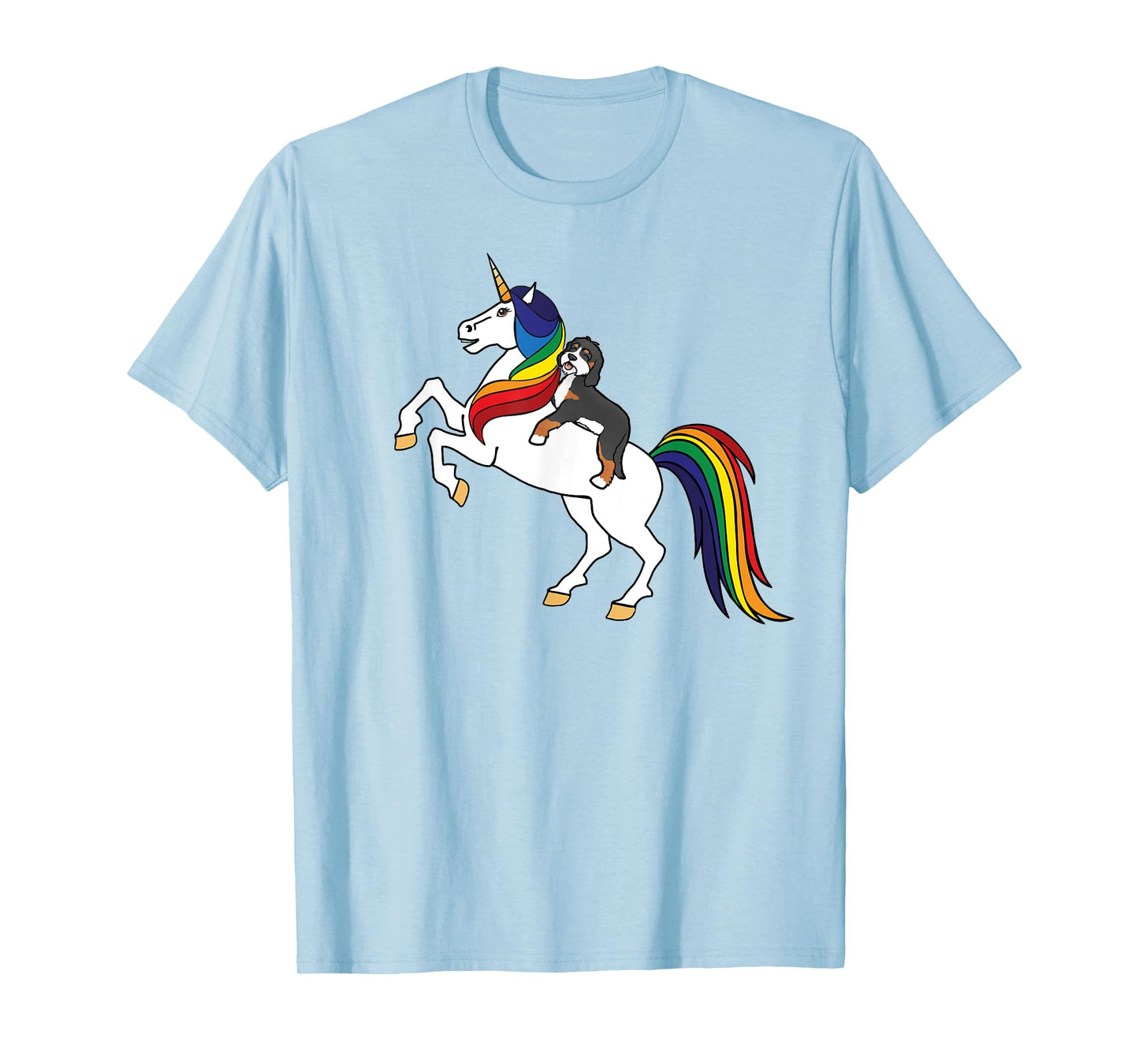 Cute Kids Womens Girls Unicorn Bernedoodle Dog Lover T-Shirt