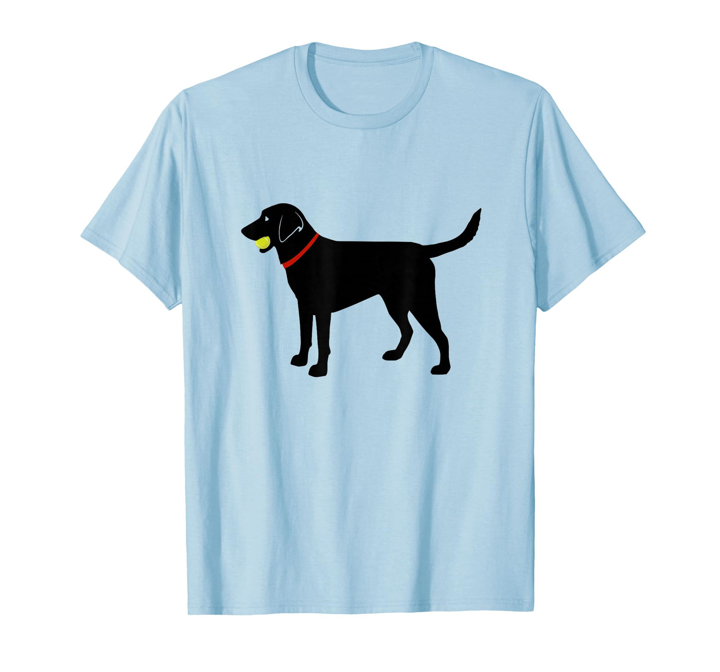 Labrador Retriever Fetch Black Lab Play Ball T-Shirt