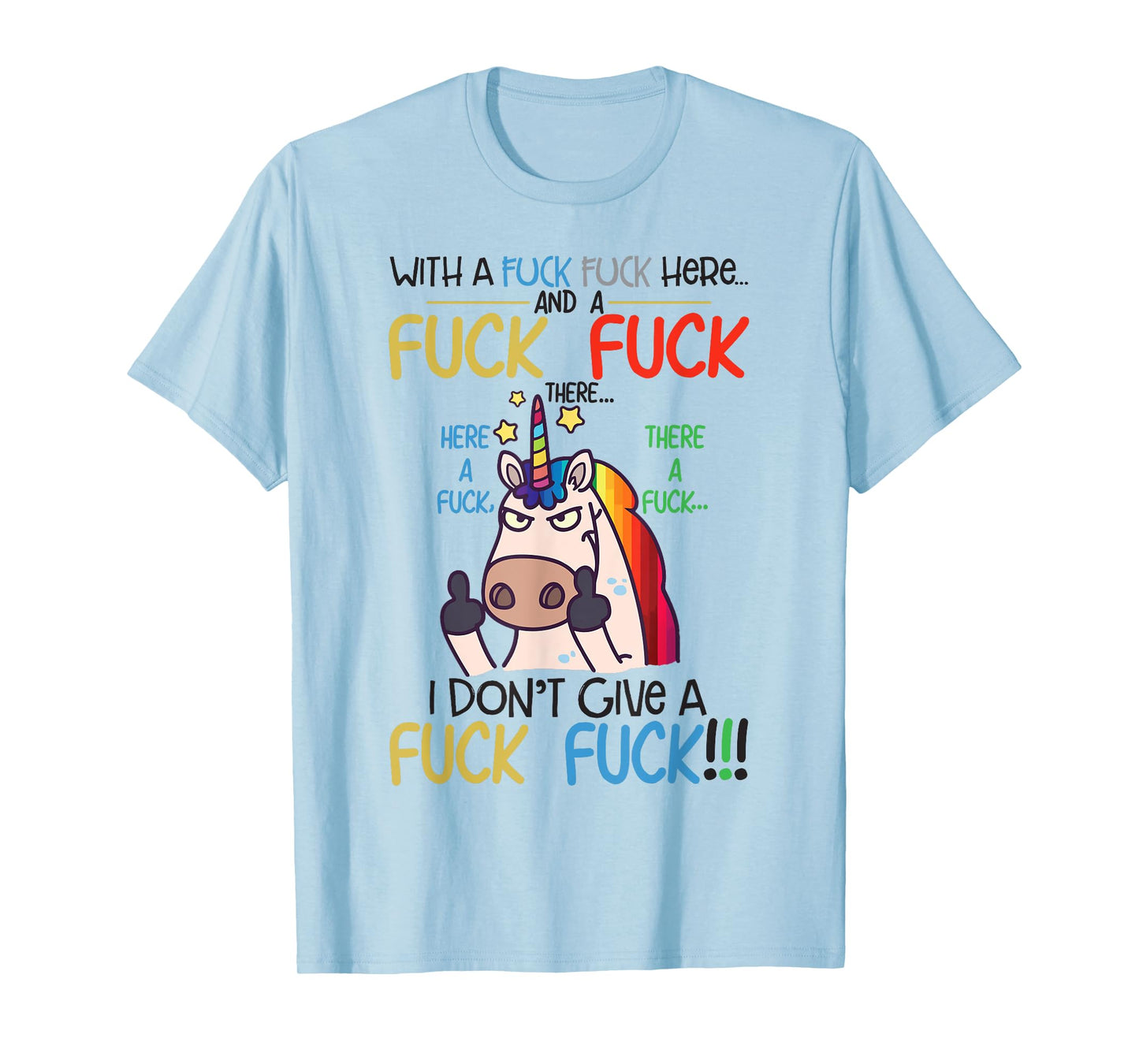 Funny Sarcasm Unicorn Shirt - Women's Unisex Adult Men's T-Shirt - White - Small - Short Sleeve - Cotton 65% Polyester 35% - Modern Classic - Everyday - Birthday - Lace Embellishment