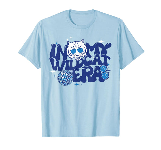 In My Wildcat Era Groovy School Spirit Mascot T-Shirt