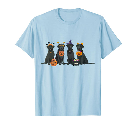 Halloween Black Lab Fall Labrador Retriever Halloween Dog T-Shirt
