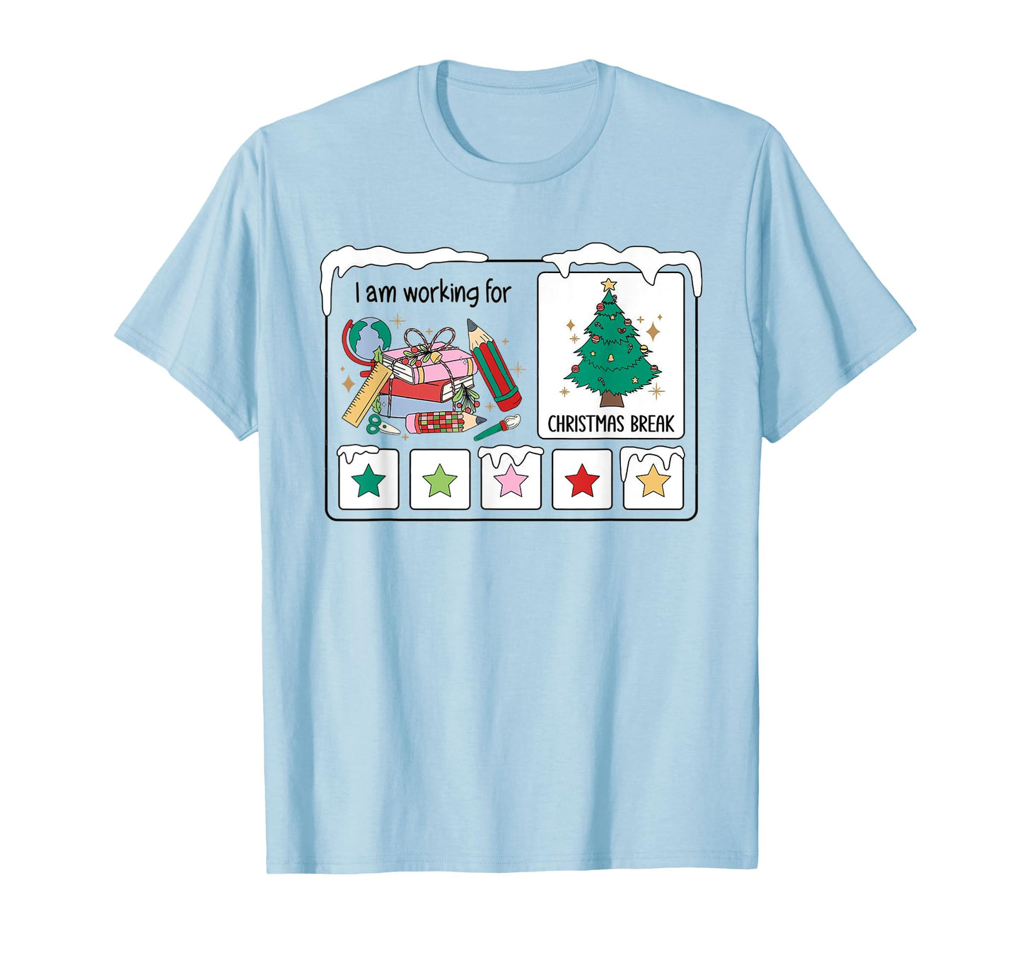 I Am Working For Christmas Break Special Education Teacher T-Shirt