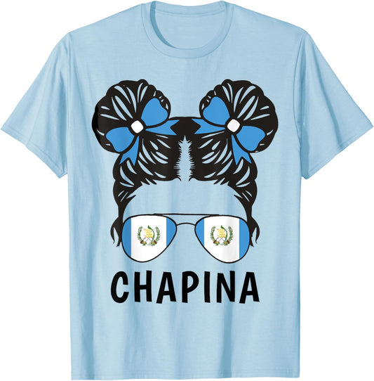 Guatemalan Girl Chapina Guatemala Hispanic Heritage Month T-Shirt