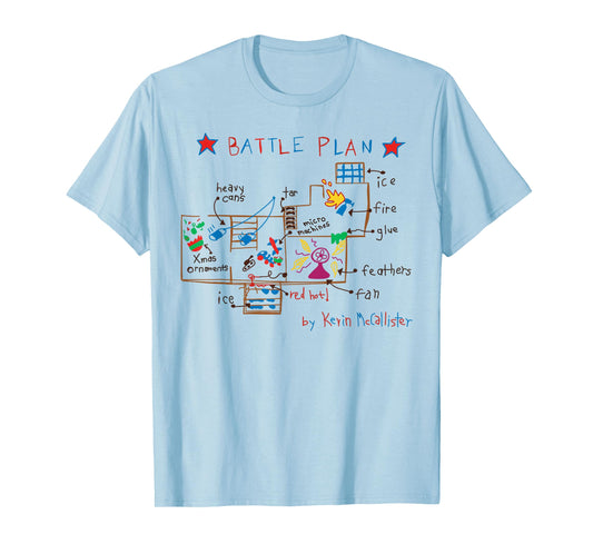 Funny Battle Plan Christmas Home Kids Hand Dawn Costumes T-Shirt