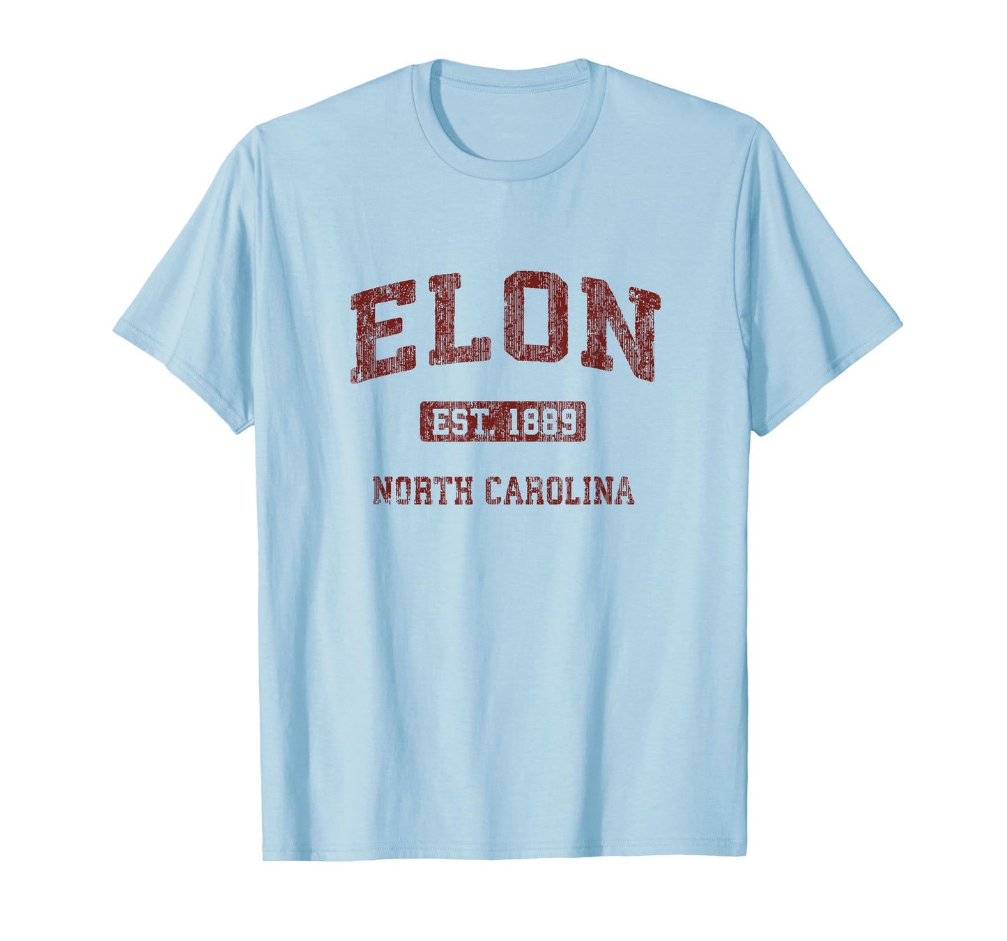 Elon North Carolina NC Vintage Athletic Sports Design T-Shirt
