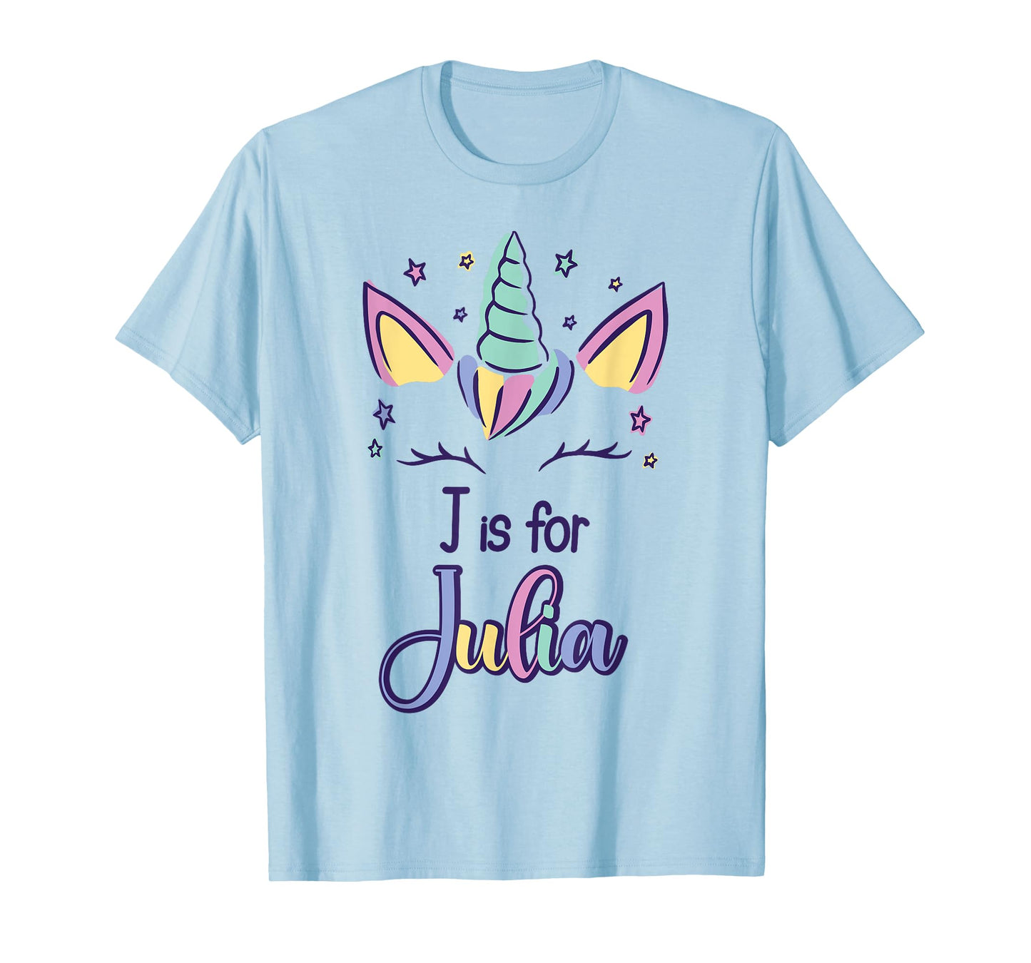 First Name Julia Personalized J Is For Julia T-Shirt