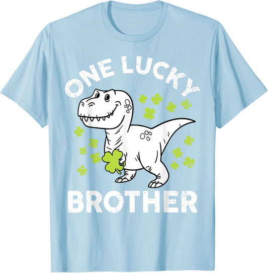 St Patrick Day Shirt One Lucky Brother Irish Kid Boy Toddler T-Shirt