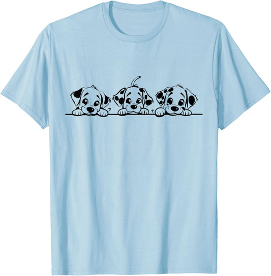 3 Cute Dalmatian Dogs Puppy Pet Animal Men Women Funny Dog T-Shirt