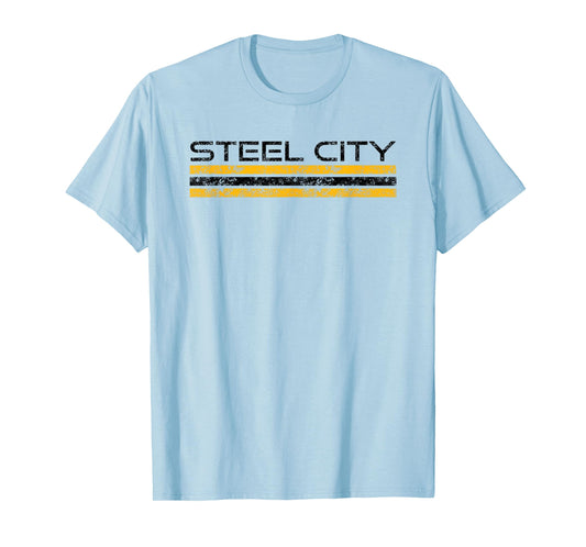 Pittsburgh Pennsylvania Retro Vintage Weathered T-Shirt