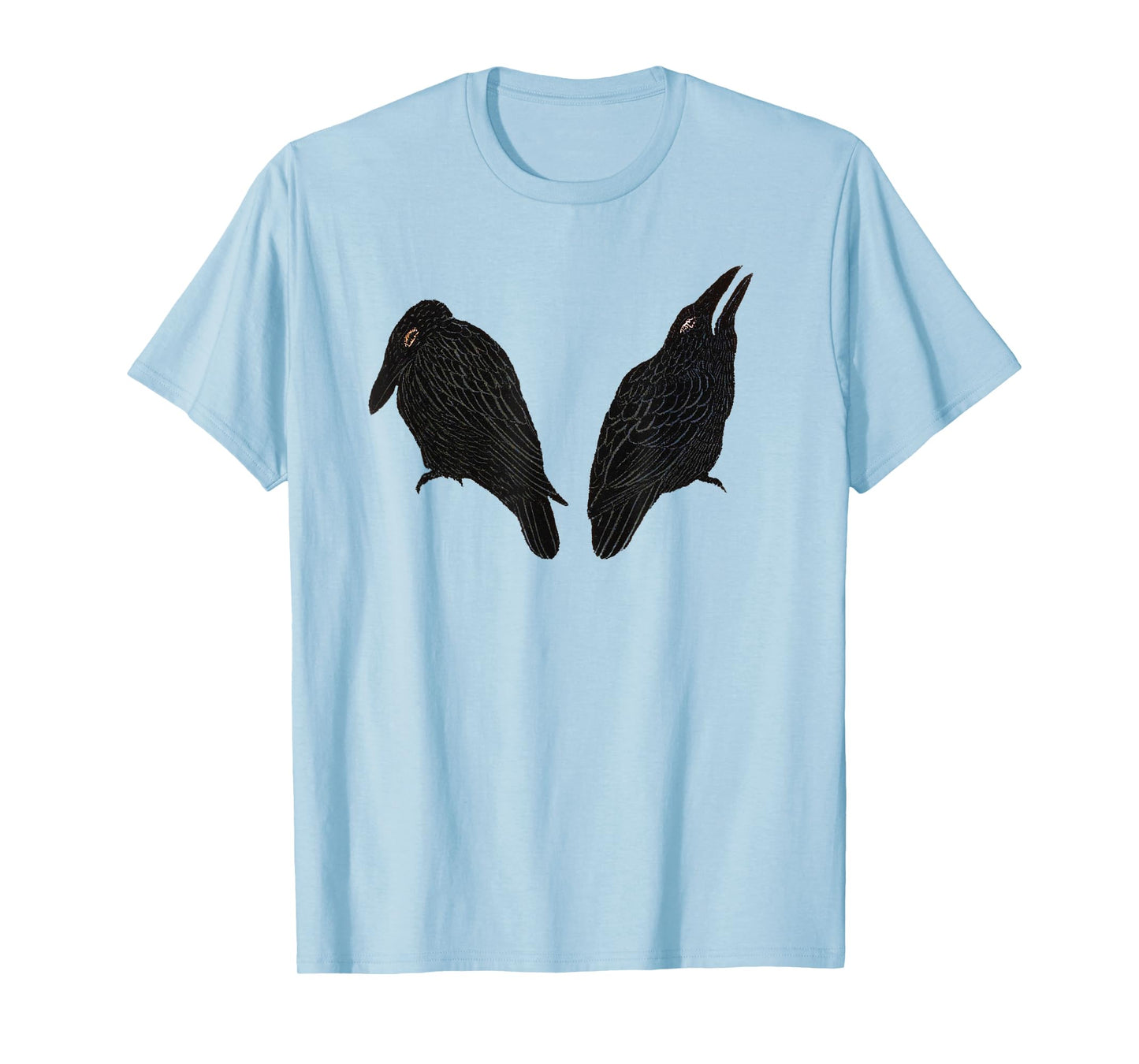 Vintage Crow & Raven Bird Illustration For Men And Women T-Shirt