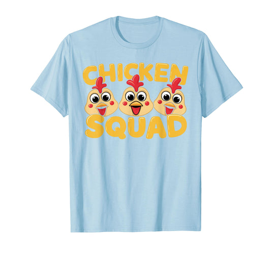 Kids Chicken Shirts for Chicken Lovers Chicken Squad T-Shirt | Kids Chicken T-Shirt
