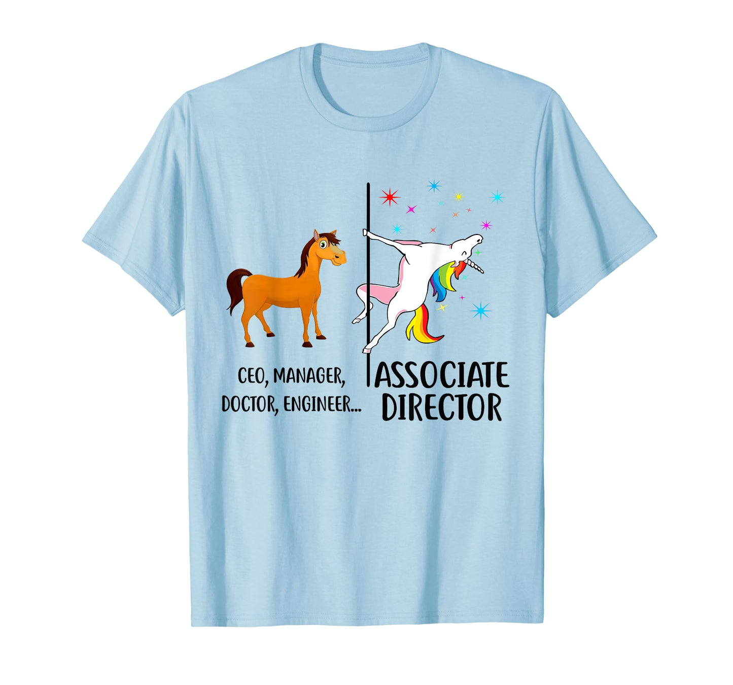 Unicorn Associate Director T-shirt Funny Job Title T-Shirt