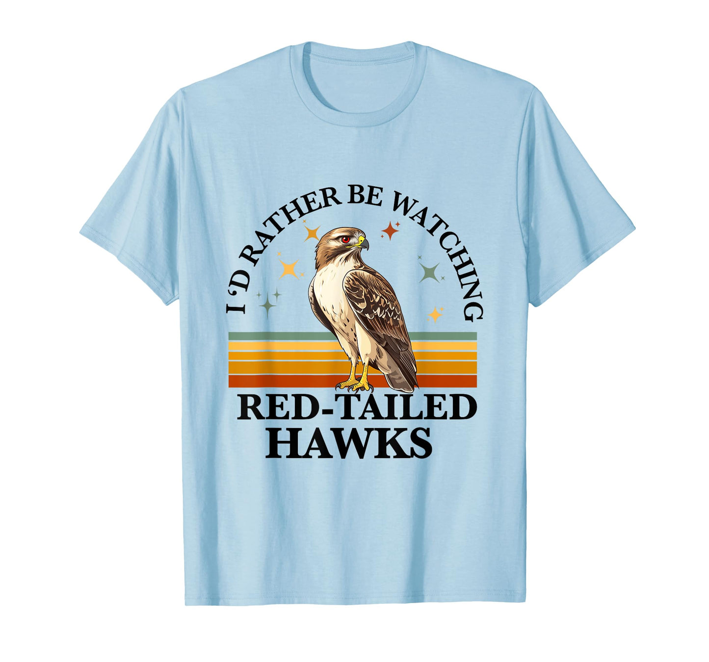 Red Tailed Hawk Chickenhawk Harlan's Hawk Buteo Jamaicensis T-Shirt