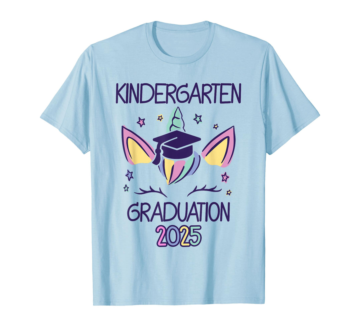 Kindergarten Graduation 2025 Unicorn Kindergarten Grad T-Shirt