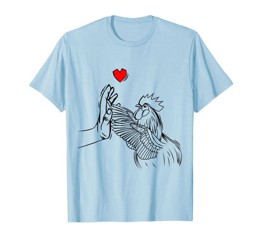 Chicken Love Women Farmer Girls Kids T-Shirt