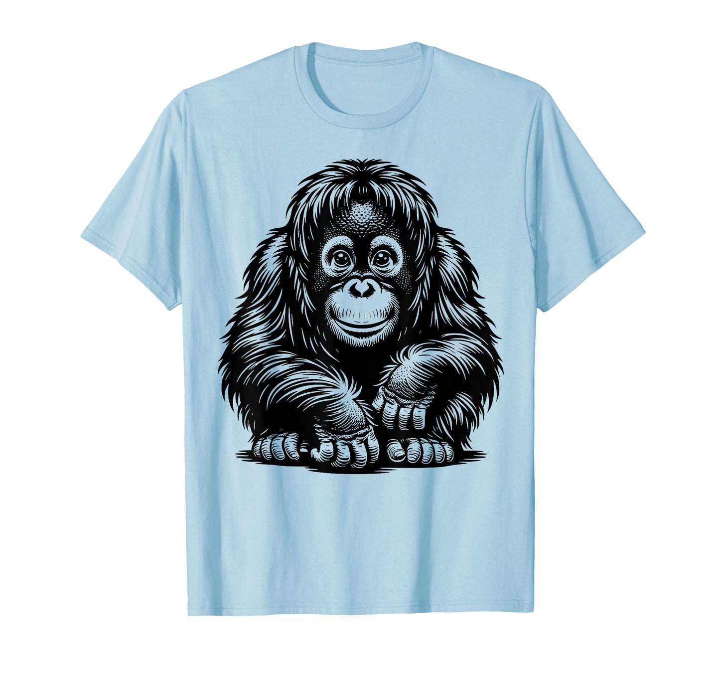 Vintage baby Orangutan Primate monkey adorable funny T-Shirt