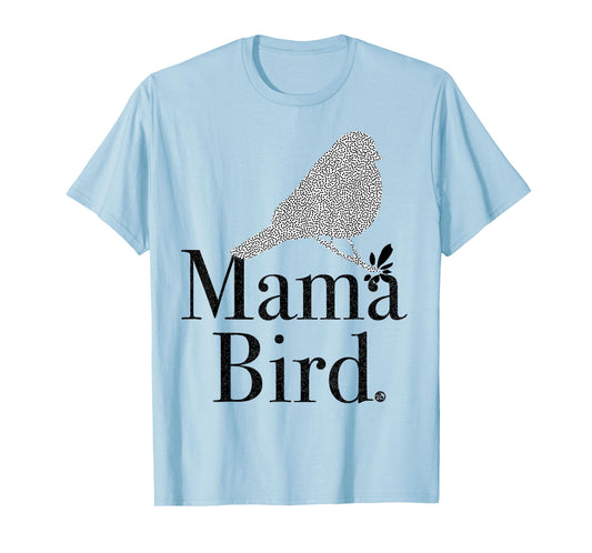 MAMA BIRD - black letters - mom, matching, baby mama, mother T-Shirt