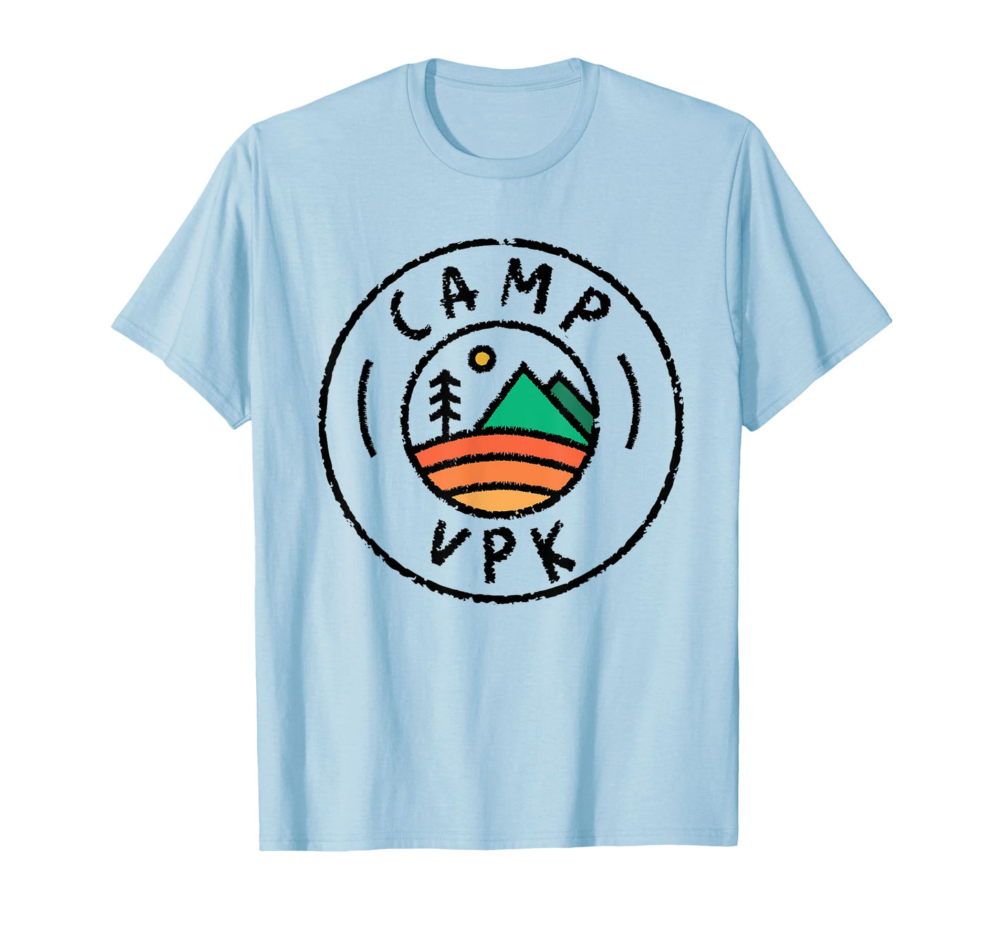 Camping Matching Voluntary Pre Kindergarten Camper Camp VPK T-Shirt