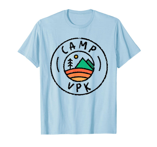 Camping Matching Voluntary Pre Kindergarten Camper Camp VPK T-Shirt
