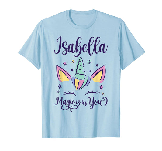 First Name Isabella Personalized I Love Isabella T-Shirt