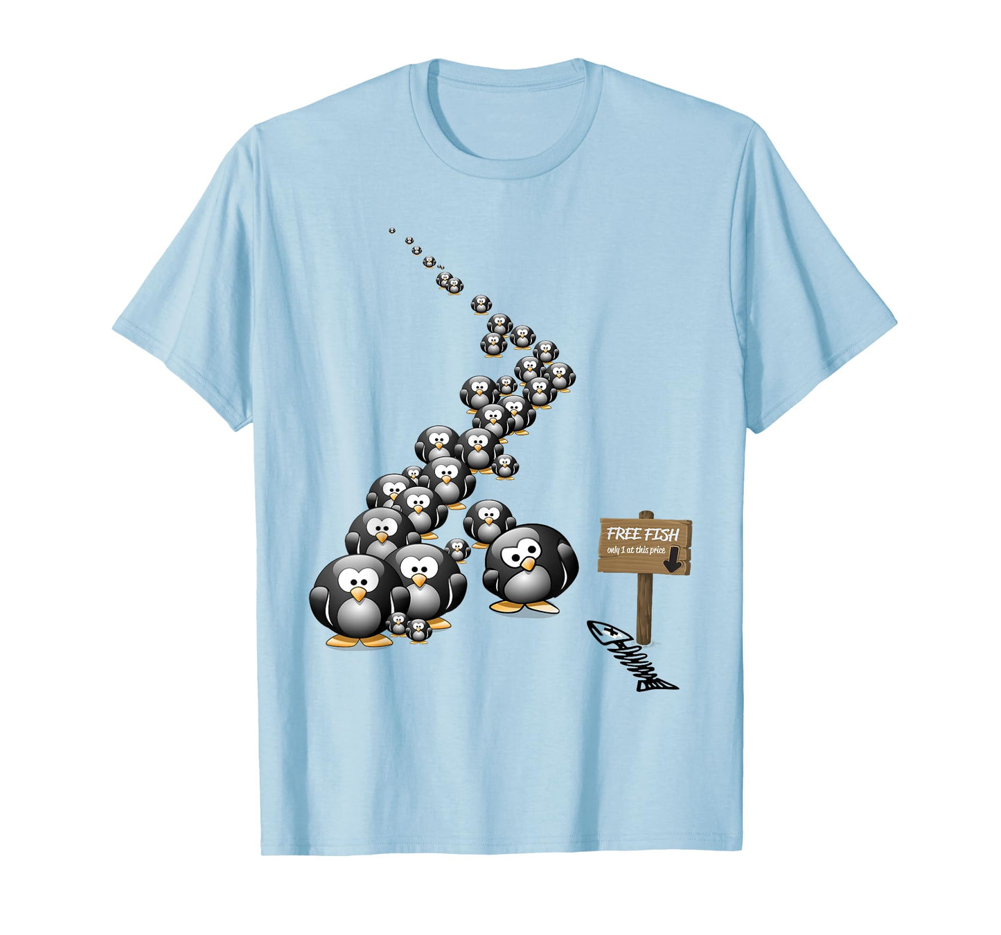 Bait and Switch Penguin Scam Fun Cute Men Women Kids T-Shirt