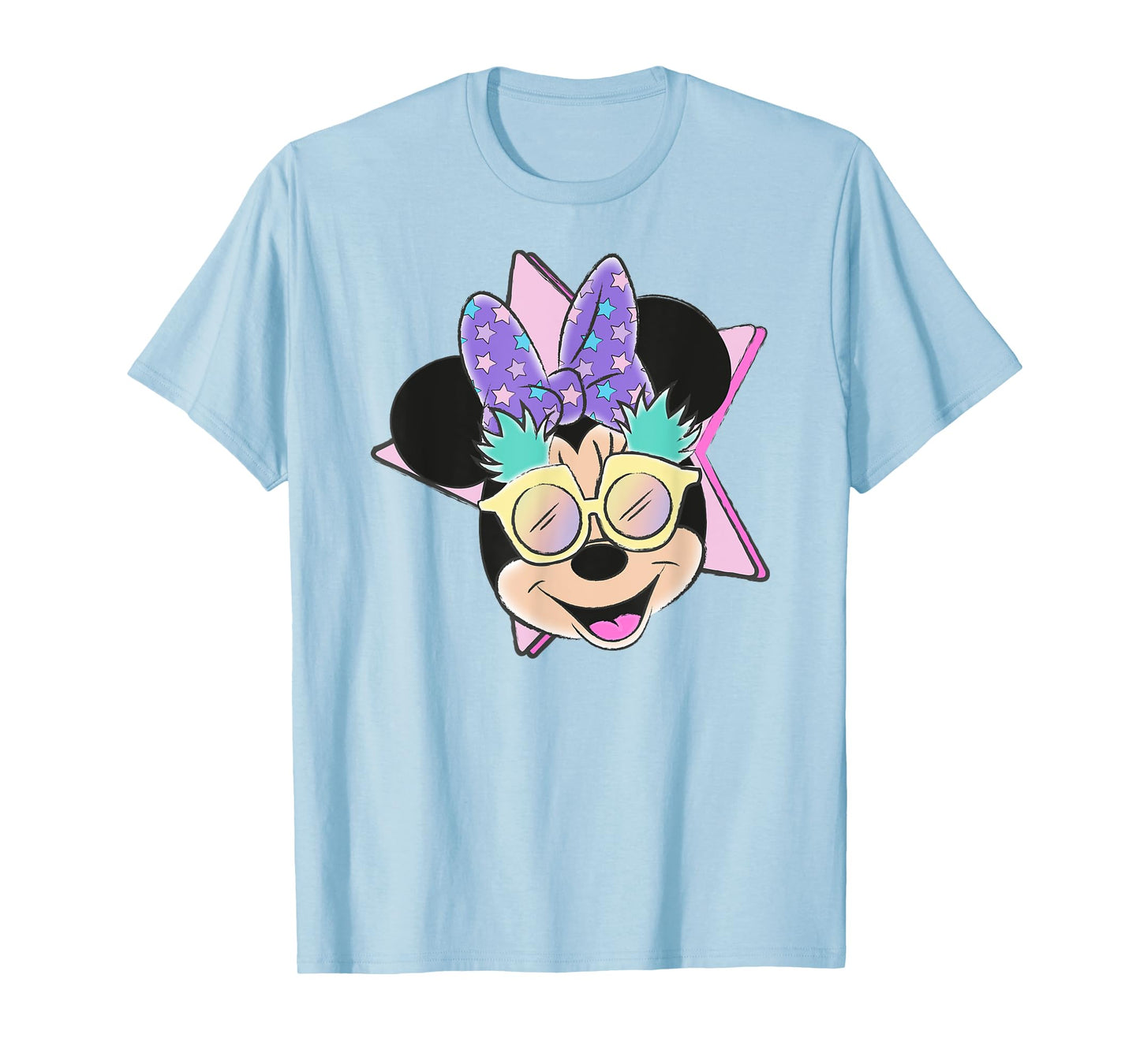Minnie Mouse - Summer Pineapple Sunglasses With Stars T-Shirt