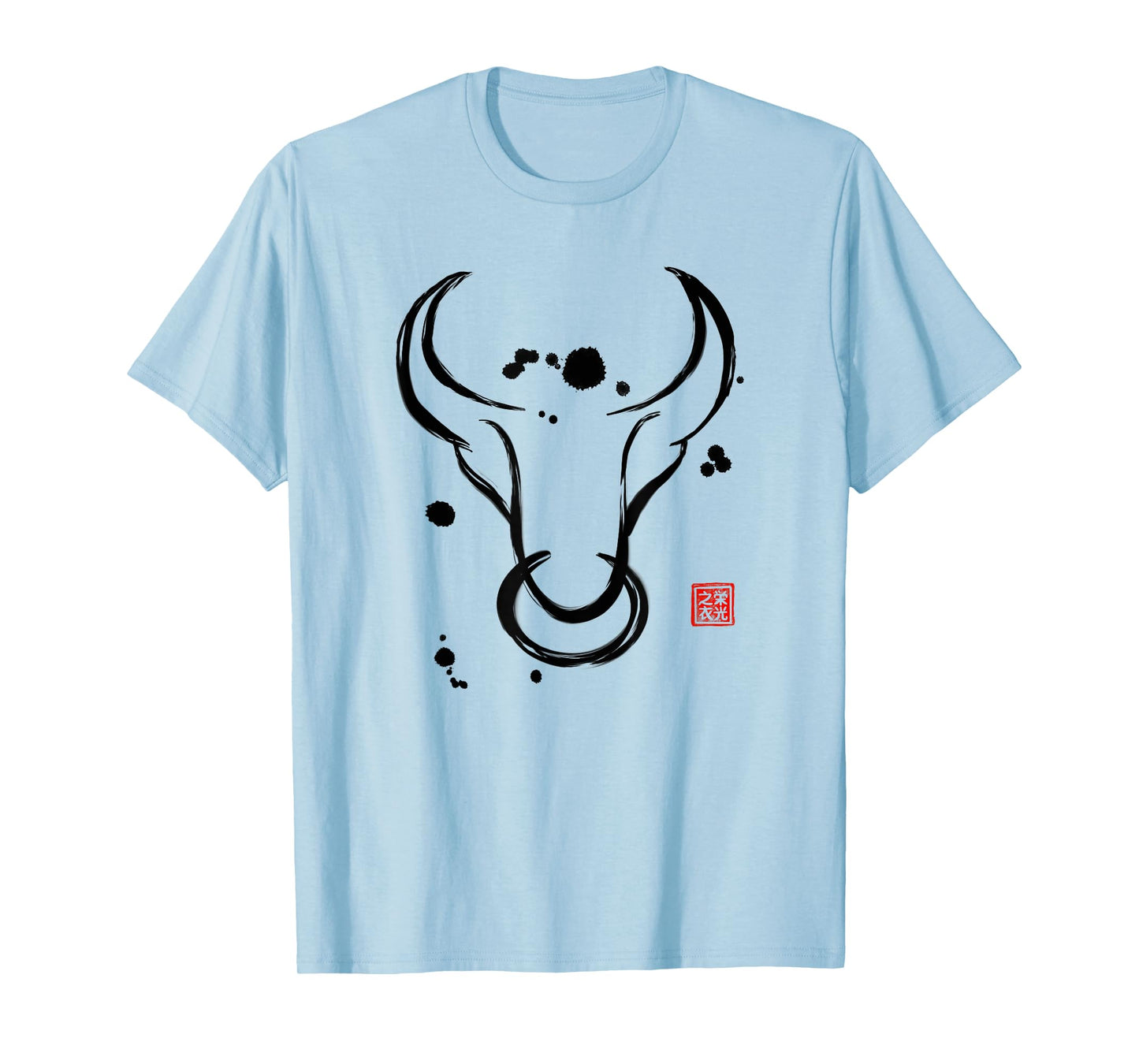 Chinese Zodiac Ox Sumi-e Tee - Design T-Shirt