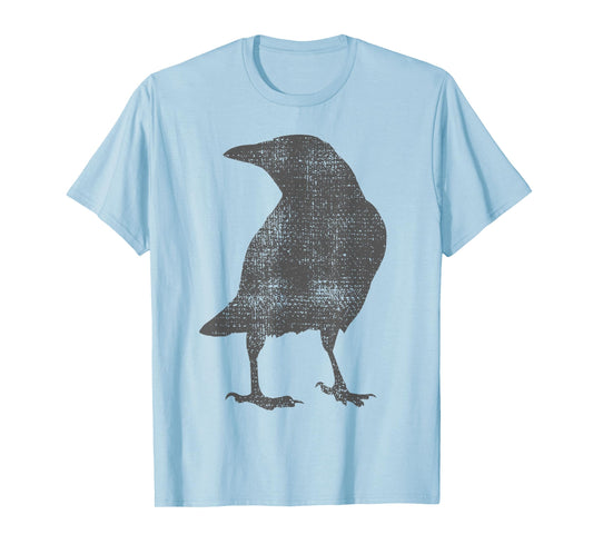 Crow Blackbird Raven Bird Vintage T-Shirt