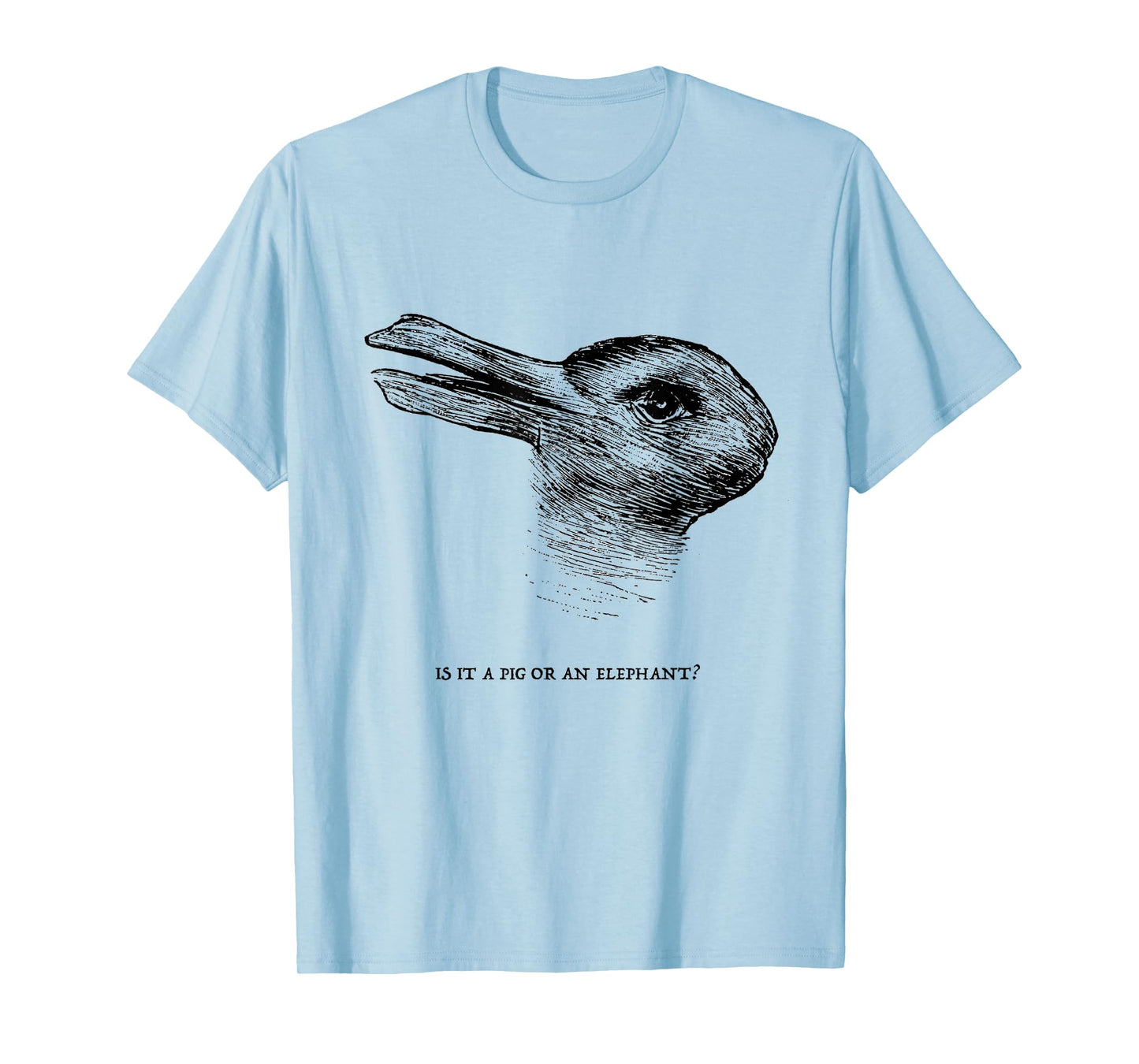 Optical illusion shirt: duck rabbit shirt