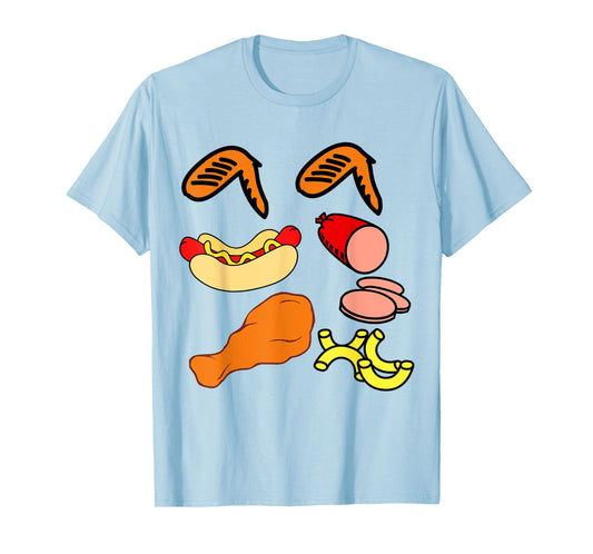 Chicken wing chicken wing hot dog and baloney funny food T-Shirt for Men Women Girls Kids
