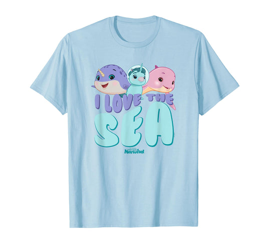 DreamWorks Not Quite Narwhal I Love the Sea T-Shirt
