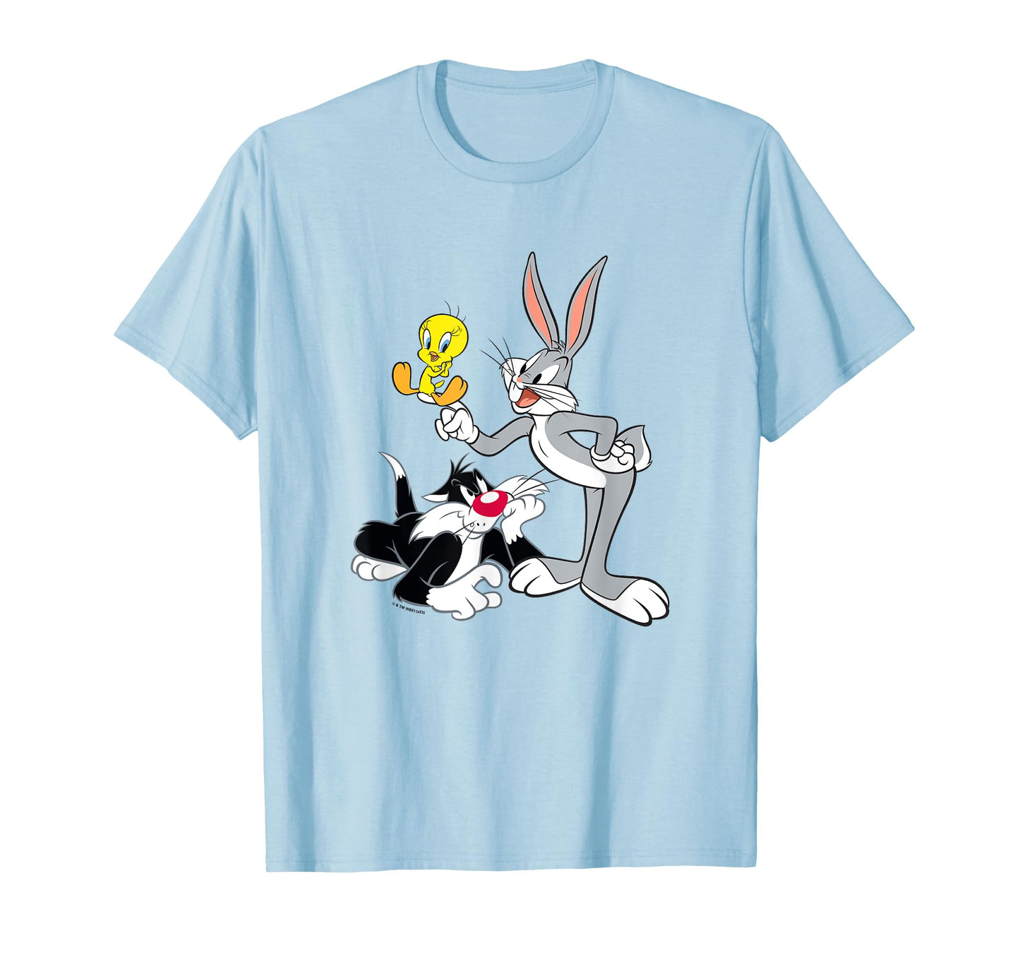 Looney Tunes Sylvester Tweety & Bugs Hanging Out T-Shirt