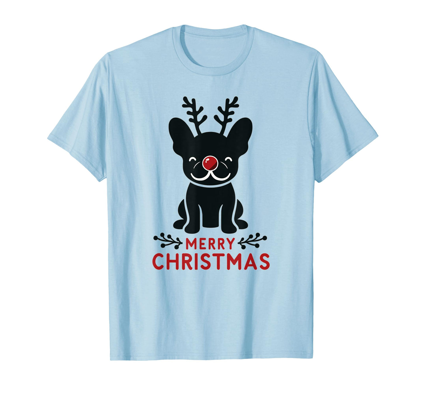 French Bulldog Merry Christmas Winter Dogs Christmas T-Shirt